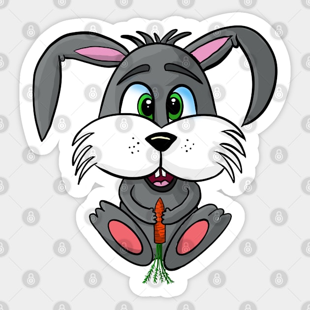 Cute Bunny Sticker by micho2591